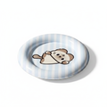 Round pet cooling mat clean product photo