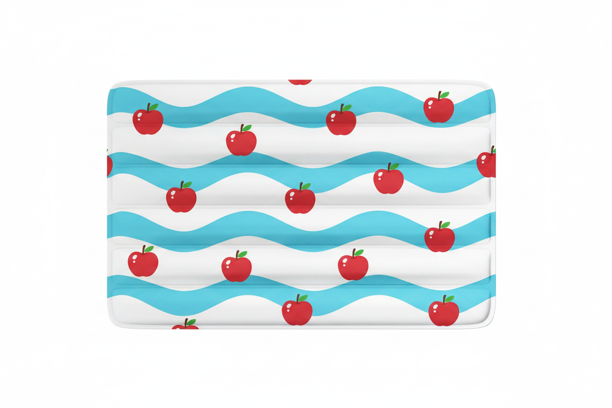 Apple blue sea pet cooling mat clean product photo