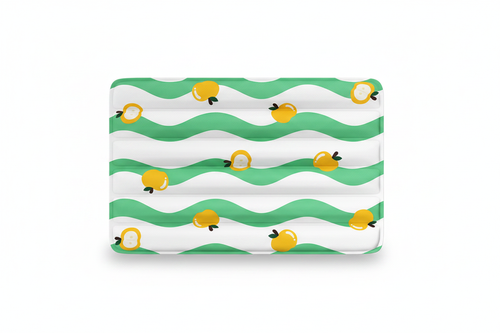Pet cooling mat banana green farm design clean product photo